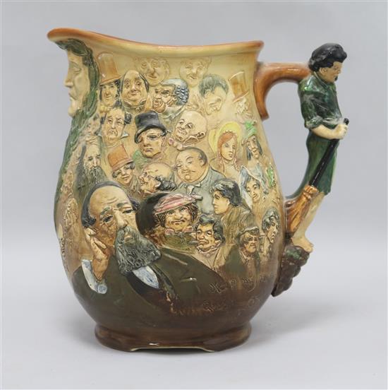 A large Royal Doulton Dickens character jug